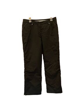 FERA Stretch Black Ski Snow Pants with Elastic Ankles Size 14S